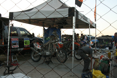 085 Desert Rose Racings camp in San Rafael with Phil Noones KTM.jpg